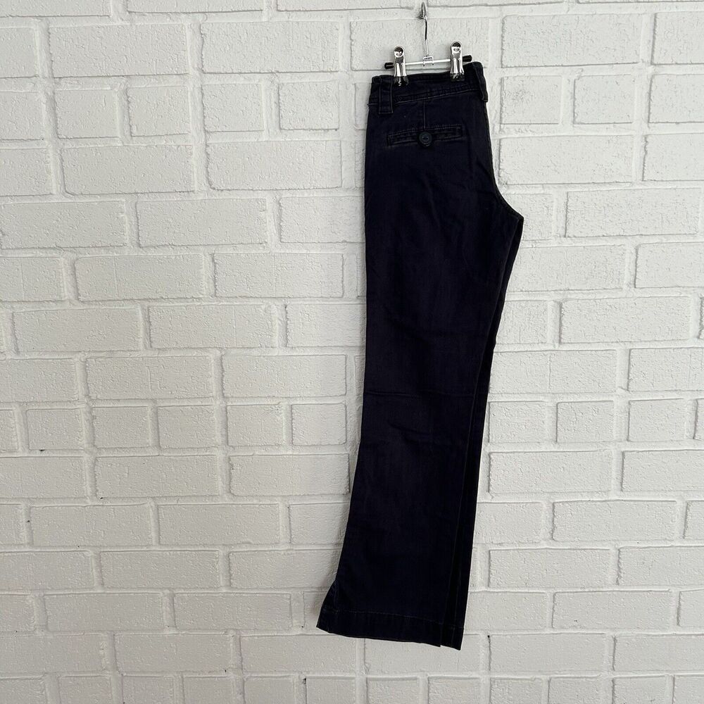 Aeropostale Hailey Skinny Flare Khaki Pants Dark Blue Womens 00
